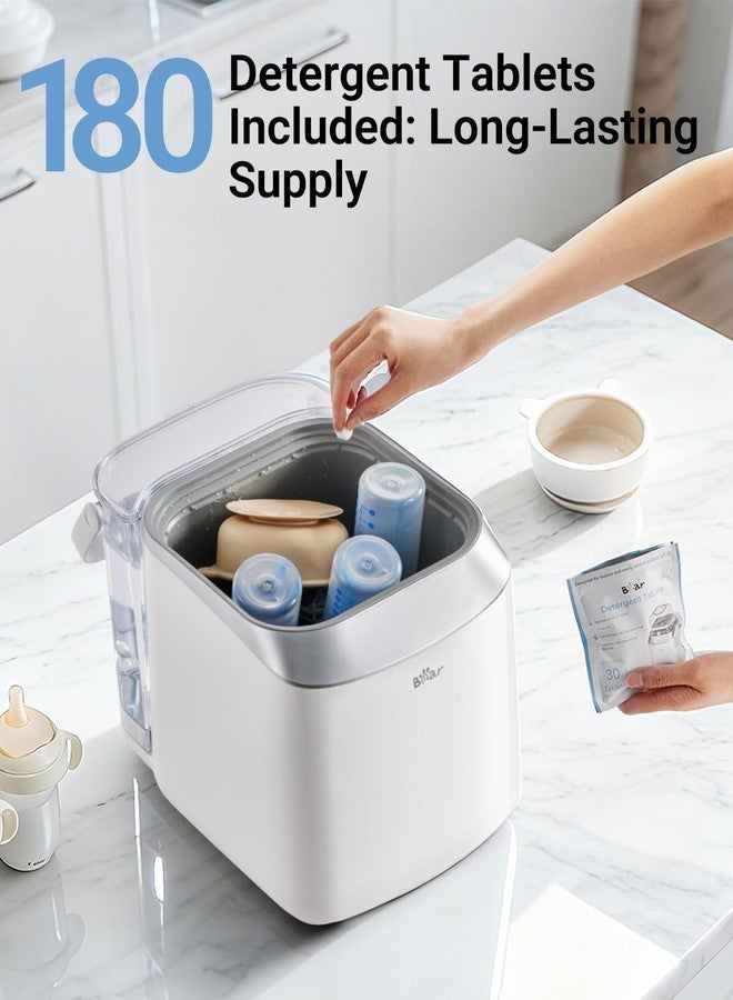 Bear Official Bottle Washer Tablets, 180 Count - Detergent Tablets for Bear & All Brand Bottle Washers, Powerful Milk Residue Remover - Image 3